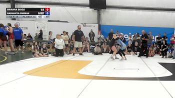 50 lbs Rr Rnd 7 - Brianna Biggs, VA Killers - W vs Nabhanya Dhiman, PA West Yellow - W