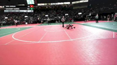 108 lbs Quarterfinal - Ben Jordan, LBSA vs Zachary Harris, PWCA