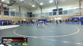 110lbs Cons. Round 4 - Ava Cartier, Kelso (Girls) 2 vs Jersey ONeill, Columbia River (Girls)