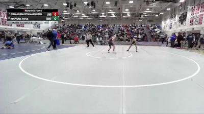 Boys 126 lbs Champ. Round 1 - Manuel Ruiz, Monterey Boys vs Aidan Phattanaphibul, Lynbrook Boys