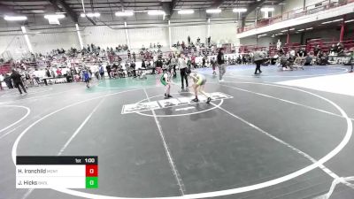 88 lbs Consi Of 4 - Harmony Ironchild, Montezuma Creek Roughnecks vs Juliette Hicks, Badlands WC