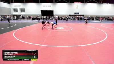 130 lbs Quarterfinal - Macey Jeffrey, Canyon Randall vs Liv Gichuhi, Francis Howell