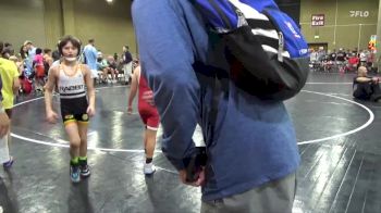 65 lbs Round 5 (6 Team) - Dawsyn Brooks, Rabbit WC vs Louis Belaire, Rebel Wrestling