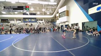 100 lbs Cons. Round 2 - Bekah Price, Davis vs Sophia Mohamed, American Leadership Academy - Gilbert North