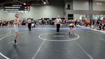 90 lbs Quarterfinal - Dayton Spexarth, Brawlers vs Peyton Kirkpatrick, Slyfox