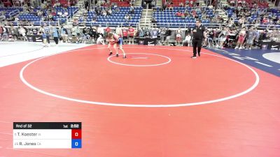 132 lbs Rnd Of 32 - Timothy Koester, IA vs Robert Jones, CA