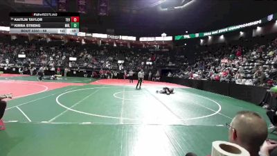 98 lbs Cons. Round 4 - Kaitlin Taylor, TEV1 vs Kirra Streng, MVL1