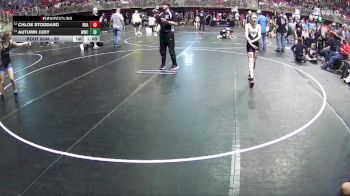 95 lbs Cons. Round 3 - Autumn Judy, Wrestling With Character vs Chloe Stoddard, Brady