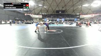Girls 4A 135 lbs Champ. Round 1 - Caroline Tauai, Stadium (Girls) vs Tatum West, Lake Stevens (Girls)