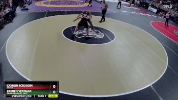 Cons. Round 1 - Caydon Scroggin, Cozad vs Kayden VerMaas, Douglas County West