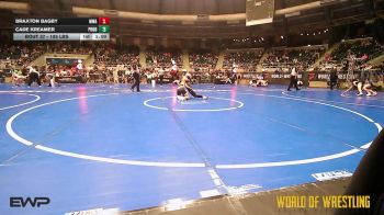 105 lbs Round Of 32 - Braxton Bagby, Moen Wrestling Academy vs Cade Kreamer, Prodigy Elite Wrestling