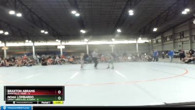 54 lbs Round 2 (3 Team) - Noah Lombardo, Legacy Wrestling Academy vs Braxton Abrams, Idaho Falls / Rigby