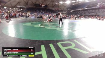 3A 195 lbs Quarterfinal - Braeden Harvey, Mead vs Charles Larsen, Silas