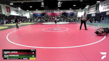 126 lbs Cons. Round 3 - Elias Rodriguez, Jordan vs Daniel Campos, Indio