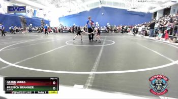 52 lbs Cons. Round 3 - Preston Brammer, SlyFox vs Axton Jones, Lion Elite