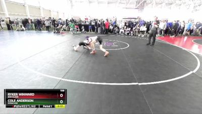 106 lbs Cons. Round 3 - Ryker Winward, Box Elder vs Cole Anderson, Syracuse