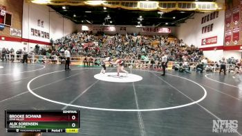 155 lbs Semifinal - Alix Sorensen, Thermopolis vs Brooke Schwab, Star Valley