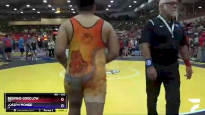 220 lbs Cons. Round 1 - Joseph Monge, IA vs Desmine Goodlow, AR