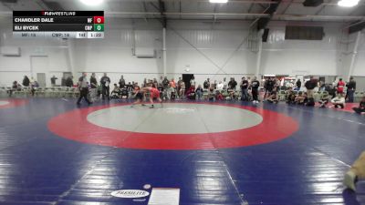 100 lbs Rr Rnd 2 - Chandler DALE, Morris Fitness Orange MS vs Eli Bycek, Compound Wrestling MS