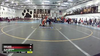 157 lbs Round 3 (6 Team) - Max Kaye, Ohio Northern vs Elan Bekker, Henny Ford