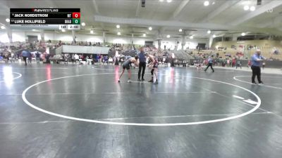 105 lbs Quarterfinal - Luke Hollifield, Clinton Dragon Youth Wrestling vs Jack Nordstrom, McMinn Tribe