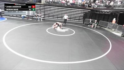 5A 215 lbs Champ. Round 1 - Moroni Mahe, Hillcrest vs Ayden Anderson, West