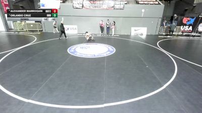 75 lbs Semis - Orlando Cruz, Red Wave Wrestling vs Alexander Marroquin, MTC - MANTANONA TRAINING CENTER