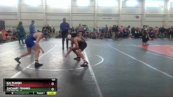 120 lbs Round 8 (10 Team) - Zachary Franks, Cow Rock WC vs Kai Plinski, GT Alien - 1