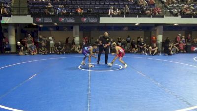 80 lbs Cons. Rd Of 16 - Ryker Rollans, Gold Rush Wrestling vs Makai Steele, PSF Wrestling Academy