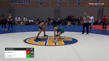 122 lbs Semifinal - George Rosas, Clovis vs Johnny Lopez, Poway