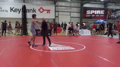 74 kg Consi Of 32 #1 - Brett McIntosh, Wyoming Wrestling Reg Training Ctr vs Wyatt Gibbs, Regional Training Center South