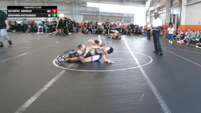 138 lbs Round 3 (8 Team) - Olympic Serrao, Freakztyle Wrecking Crew vs Stephen Patterson, Warner Elite