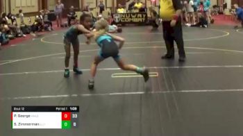 64 lbs Round 3 (8 Team) - Payton George, Misfits Red, White,& Blue vs Sammy Zimmerman, Elite Wrestling