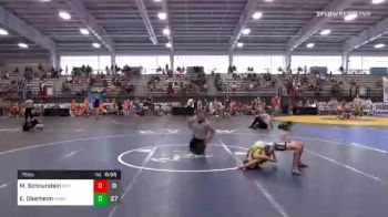 75 lbs Prelims - Maxwell Schnurstein, Team Bro Elem vs Eli Oberheim, Ride Out Wrestling Club