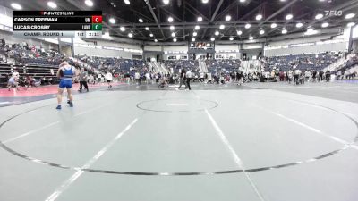 157 lbs Champ. Round 1 - Lucas Crosby, LANDER vs Carson Freeman, Montevallo
