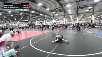 58 lbs Consi Of 4 - Bryer Davis, Dove Creek vs Deklan Mondragon, Ravage WC