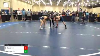 147 lbs Prelims - Elijah Keene, California vs Isaac Lacinski, Burrell