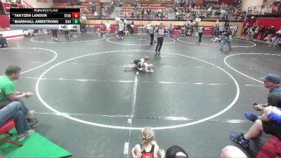 53 lbs Cons. Semis - Takyzen Landon, Thunder Ridge Outlaws Wrestling Club vs Marshall Armstrong, Idaho