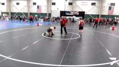 160 lbs Quarterfinal - Trey Carnes, Elkhorn Valley Wrestling Club vs Rowdie Lynch, Broken Bow Wrestling Club