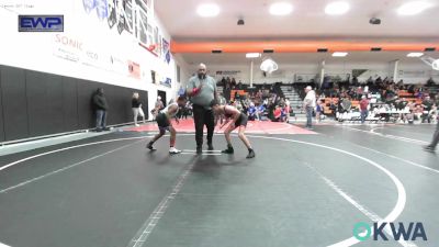 96-100 lbs Rr Rnd 3 - Drey Johnson, Pitbull Wrestling Academy vs Kase King, Verdigris Youth Wrestling