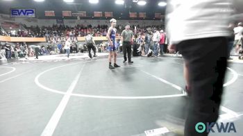 120 lbs Quarterfinal - Royce Hartwig, Husky Wrestling Club vs Landon Achziger, Choctaw Ironman Youth Wrestling