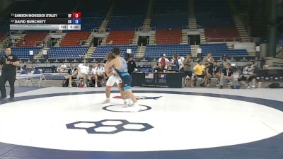 150 lbs 7th Place Match - Samson McKissick Staley, New York vs David Burchett, Colorado