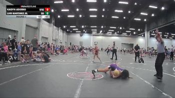 80 lbs Round 1 - Kaidyn Adorno, MBCRD Youth Wrestling Club vs Luis Martinez Jr., Roundtree Wrestling Academy