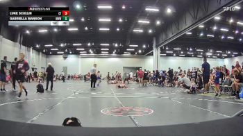 45 lbs Quarterfinal - Gabriella Manson, Mighty Warriors Wrestling vs Luke Scullin, Cocoa Beach Wrestling Club