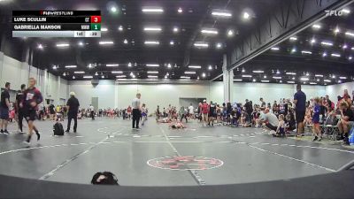 45 lbs Quarterfinal - Gabriella Manson, Mighty Warriors Wrestling vs Luke Scullin, Cocoa Beach Wrestling Club