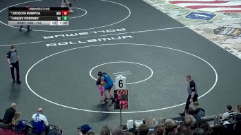 135 lbs Champ. Round 1 - Jocelyn Rumpca, Webster Area vs Hailey Fortney, West Central