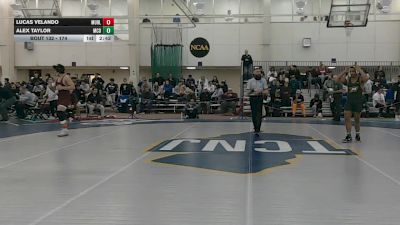 174 lbs Cons. Round 2 - Lucas Velando, Muhlenberg vs Alex Taylor, McDaniel