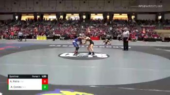 100 lbs Semifinal - Ally Conley, Queen Anne`s vs Anshu Patra, Thomas S. Wootton