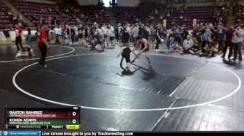 126 lbs Cons. Round 1 - Daxton Ramirez, Cheyenne Mountain Wrestling Club vs Kohen Adams, Wrecking Crew Wrestling Club