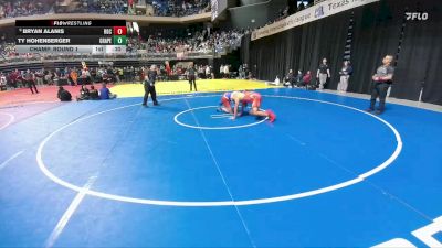 5A 285 lbs Champ. Round 1 - Bryan Alanis, Rio Grande City vs Ty Hohenberger, Grapevine